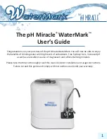 Предварительный просмотр 1 страницы ph Miracle Watermark User Manual