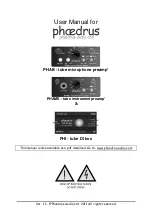 Phaedrus Audio PHAB User Manual preview