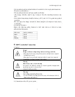 Preview for 7 page of Phaeton HT-MPPT-192V 50A User Manual