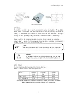 Preview for 8 page of Phaeton HT-MPPT-192V 50A User Manual