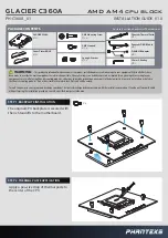 Preview for 1 page of Phanteks GLACIER C360A Installation Manual