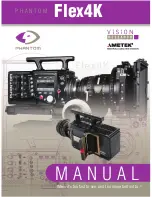 Предварительный просмотр 1 страницы Phantom Flex4K Manual