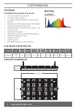 Предварительный просмотр 2 страницы Phantom photobio CX 2125 Instruction Manual