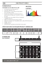 Preview for 12 page of Phantom photobio CX 2125 Instruction Manual