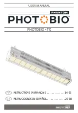 Phantom Photobio T User Manual preview