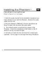 Предварительный просмотр 12 страницы Phantom PMR-GP1 Operating Manual