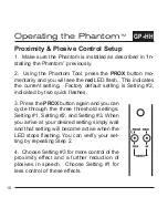 Предварительный просмотр 18 страницы Phantom PMR-GP1 Operating Manual