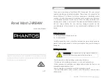 Phantos P24x8AW Manual preview