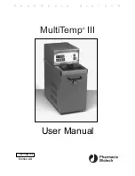 Pharmacia Biotech MultiTemp III User Manual preview