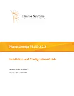 Pharos Omega PS150 Installation And Configuration Manual preview