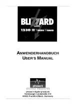 Preview for 1 page of phase 5 BLIZZARD 1230-III Turbo Board User Manual