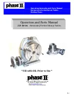 Preview for 1 page of phase II+ 221 Series Operating Instructions & Parts Manual