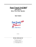Phase Research 2000 Series Drive-Thru Timer System 2+2/386 User Manual preview