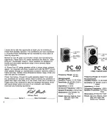 Предварительный просмотр 2 страницы Phase-Tech PC 40 Owner'S Manual