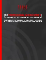 Phase Technology CS-6R/MICRO Owners Manual/Install Manual preview