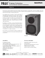 Preview for 1 page of Phase Technology PC60 CA Owner'S Manual & Installation Instructions