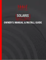 Preview for 1 page of Phase Technology SOLARIS OUTDOOR SERIES SPF-25 Owners Manual/Install Manual