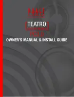 Phase Technology TEATRO PC3.0 Owners Manual/Install Manual preview