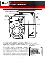 Предварительный просмотр 2 страницы Phase CI60 VII CI CUSTOM INSTALL SERIES Owners Manual/Install Manual