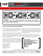 Предварительный просмотр 2 страницы Phase Teatro Soundbar Owner'S Manual