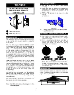 Предварительный просмотр 1 страницы Phase TOCR02 User Manual