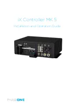 Preview for 1 page of PhaseOne iX MK 5 Installation And Operation Manual