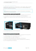 Preview for 21 page of PhaseOne iX MK 5 Installation And Operation Manual