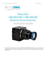 Предварительный просмотр 1 страницы PhaseOne iXM-MV100 Installation Manual