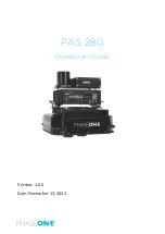 PhaseOne PAS 280 Operation Manual preview