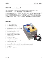 Preview for 1 page of Phason FHC-1D User Manual