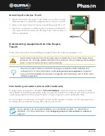 Preview for 13 page of Phason Supra Touch Series Manual