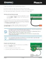 Preview for 20 page of Phason Supra Touch Series Manual