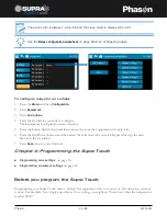 Preview for 34 page of Phason Supra Touch Series Manual