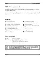 Phason VTC-1D User Manual preview