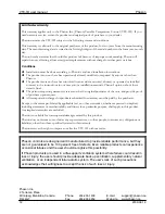 Preview for 12 page of Phason VTC-1D User Manual