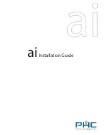 PHC ai Installation Manual предпросмотр