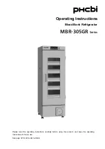 Phcbi MBR-305GR Operating Instructions Manual предпросмотр