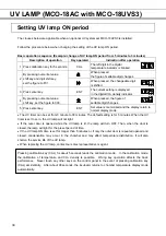 Preview for 32 page of Phcbi MCO-18AC Series Operating Instructions Manual