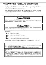 Preview for 5 page of Phcbi MDF-1156 Series Operating Instructions Manual