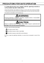 Preview for 4 page of Phcbi MDF-MU539D Operating Instructions Manual