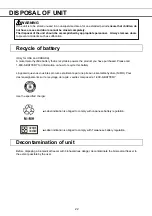 Предварительный просмотр 24 страницы Phcbi MDF-U5312 Series Operating Instructions Manual