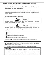 Preview for 5 page of Phcbi MDF-U54V Series Operating Instructions Manual