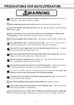 Preview for 7 page of Phcbi MDF-U54V Series Operating Instructions Manual