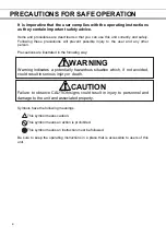 Preview for 4 page of Phcbi MDF-U700VX Series Operating Instructions Manual