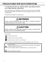 Preview for 6 page of Phcbi MIR-154 Series Operating Instructions Manual