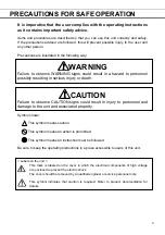 Предварительный просмотр 5 страницы Phcbi MPR-414F Series Operating Instructions Manual