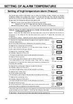 Предварительный просмотр 28 страницы Phcbi MPR-715F Series Operating Instructions Manual