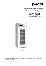 Phcbi MPR-722 Series Operating Instructions Manual предпросмотр