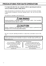 Preview for 4 page of Phcbi MPR-722 Series Operating Instructions Manual