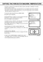 Предварительный просмотр 27 страницы Phcbi MPR-S150H Series Operating Instructions Manual